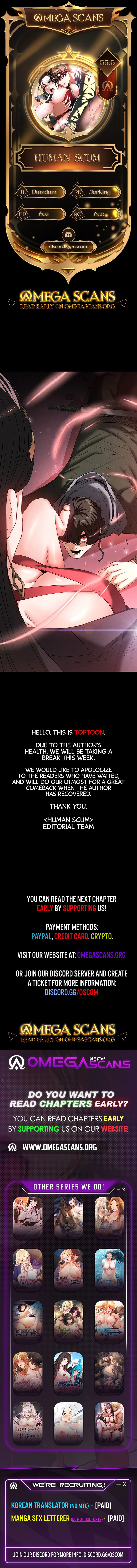 Human Scum Chapter 55.5 - Page 1