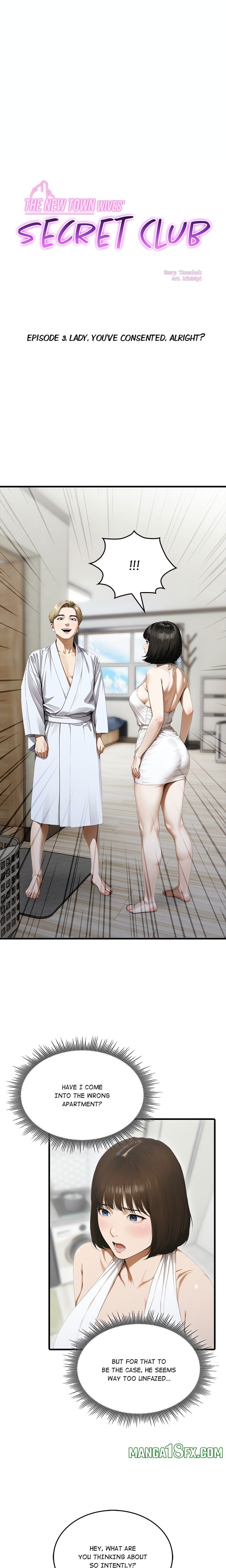 The New Town Wives’ Secret Club Chapter 3 - Page 1