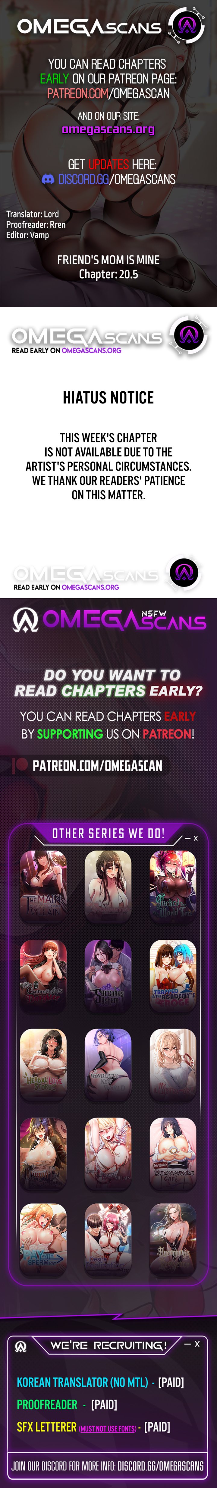 Friend’s Mom is Mine Chapter 20.5 - Page 1