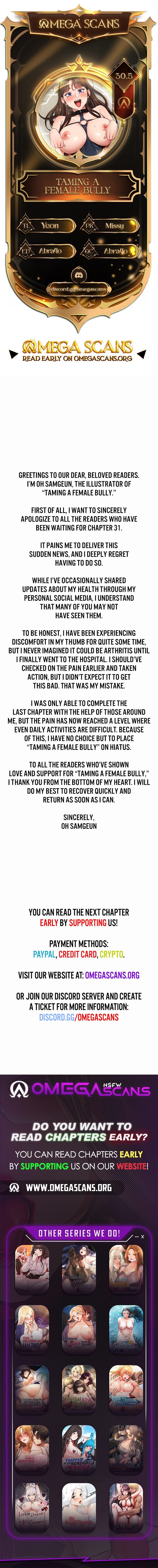 Taming A Female Bully Chapter 30.5 - Page 1